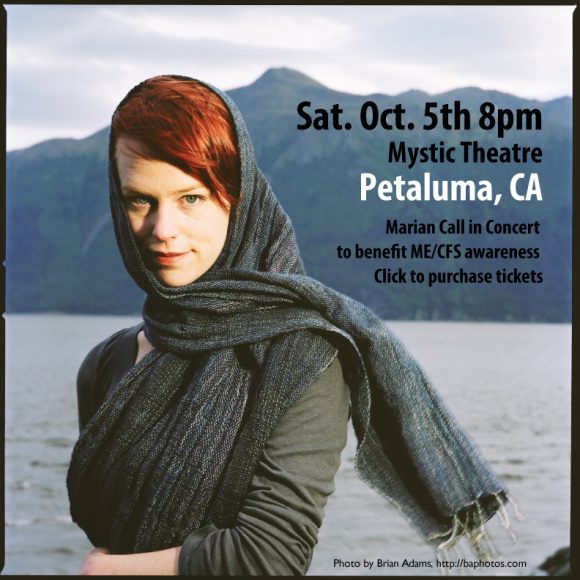 Marian Call in concert in Petaluma, CA, Sat. Oct. 5th at 8pm. Click for tickets