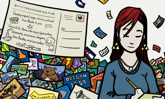 Postcard Tour Illustration by Patrick Race, http://alaskarobotics.com