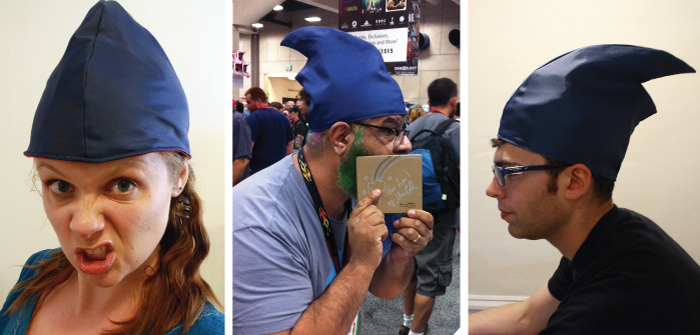 Shark hats by Tally Heilke